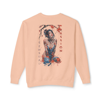 Unisex Lightweight Crewneck Sweatshirt - Women