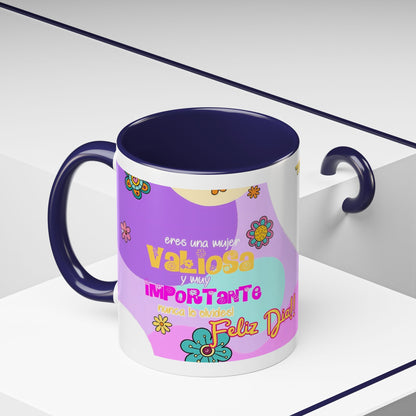 Mug de 11oz con mensajes personalizados - (PERSONALIZABLES)