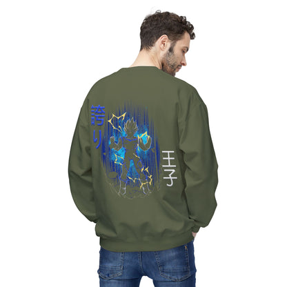 Unisex Midweight Softstyle Fleece Crewneck Sweatshirt - Vegeta