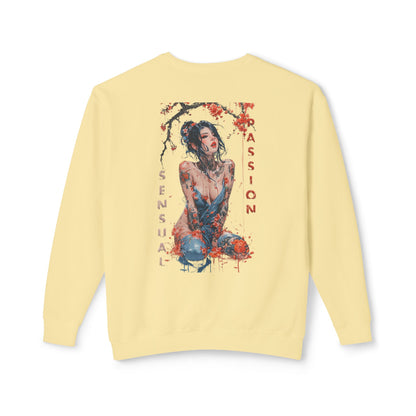 Unisex Lightweight Crewneck Sweatshirt - Women