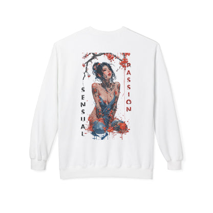 Unisex Midweight Softstyle Fleece Crewneck Sweatshirt - Women