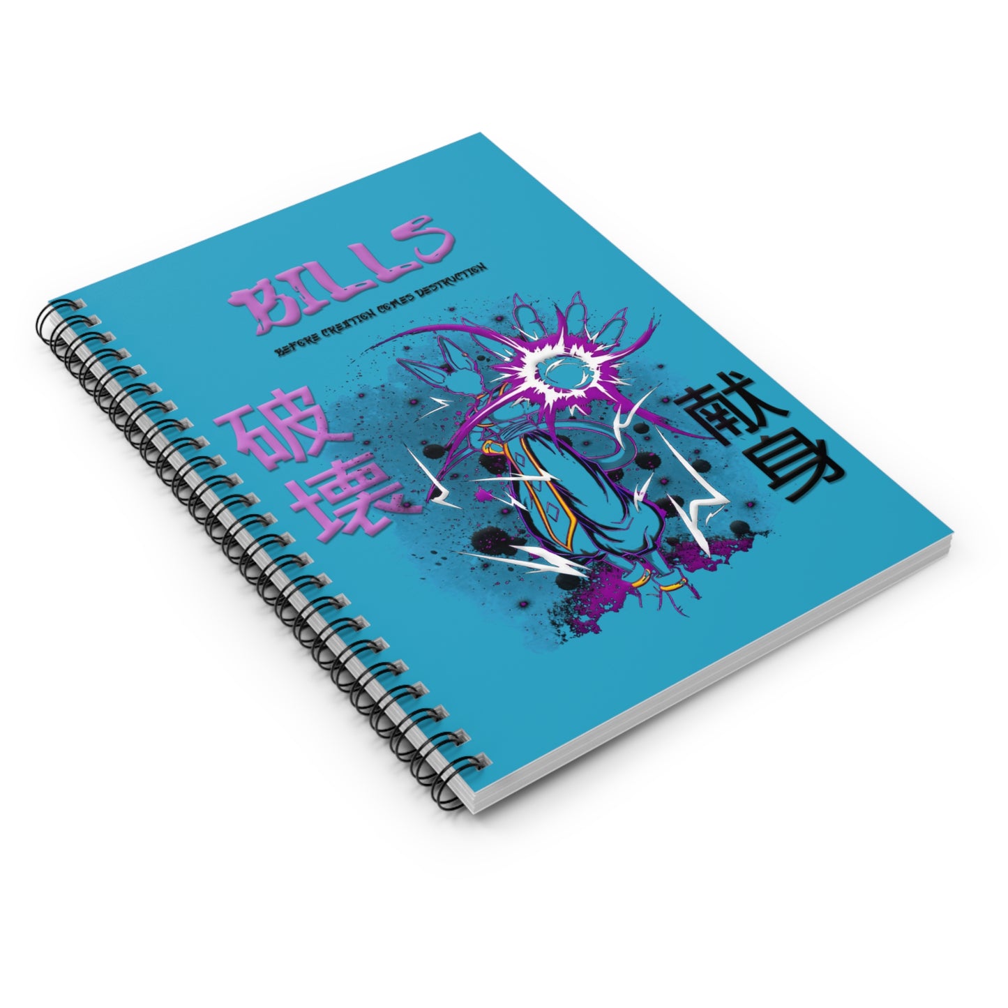 Spiral Notebook - Ruled Line Bills Turquoise
