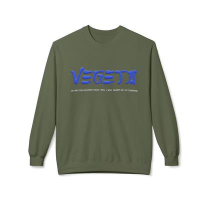 Unisex Midweight Softstyle Fleece Crewneck Sweatshirt - Vegeta