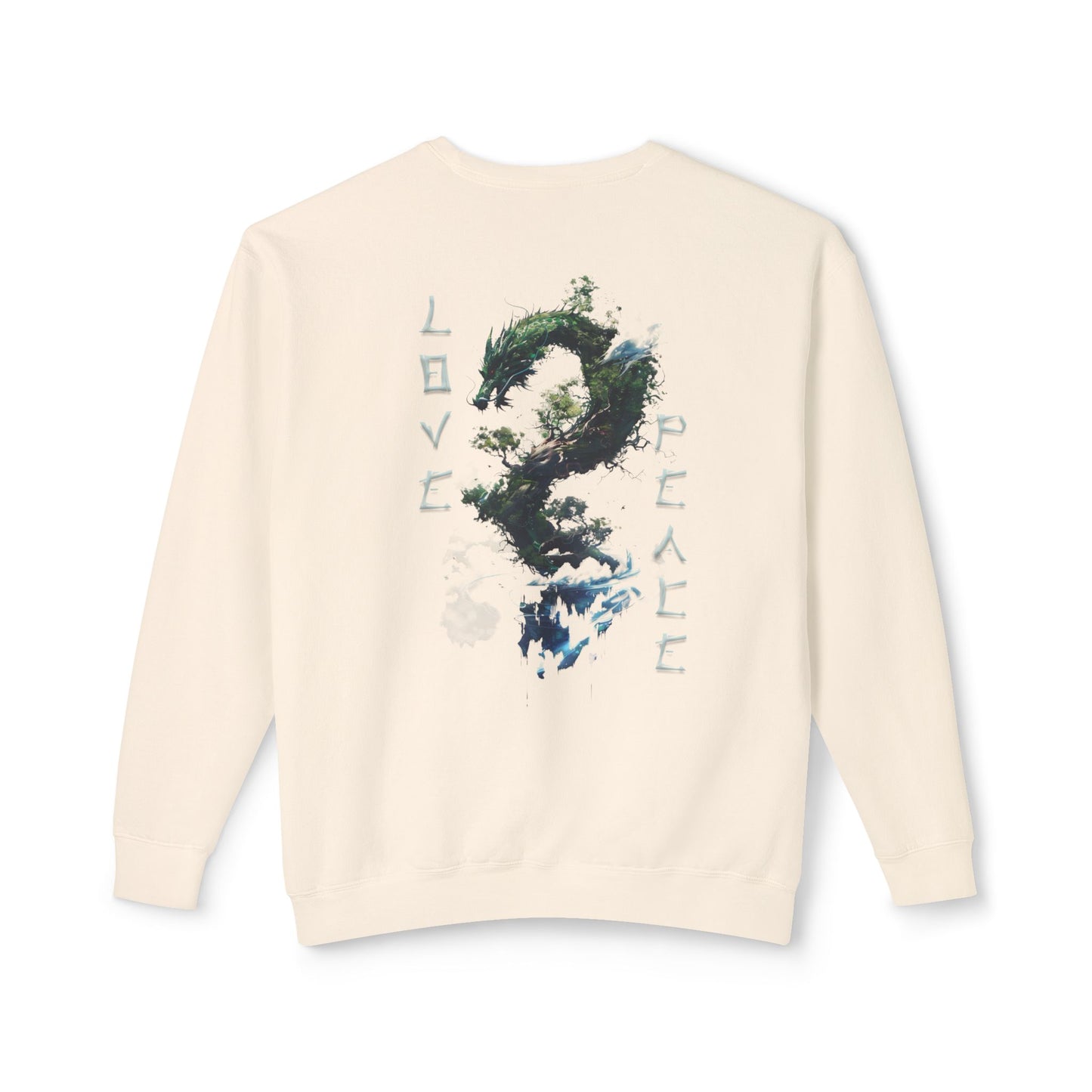 Unisex Lightweight Crewneck Sweatshirt - Dragon