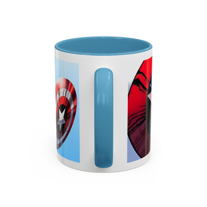 Mug de 11oz con estilos de tus superheroes- (PERSONALIZABLES)