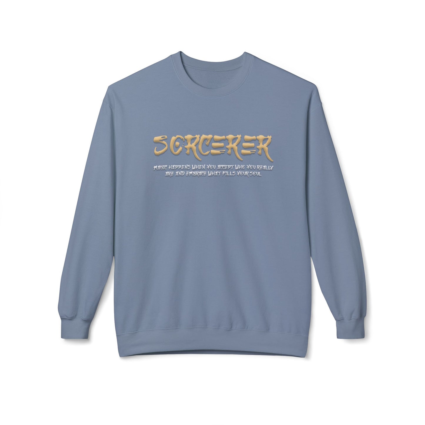 Unisex Midweight Softstyle Fleece Crewneck Sweatshirt - Sorcerer