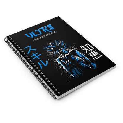 Spiral Notebook - Ruled Line - Ultra Black