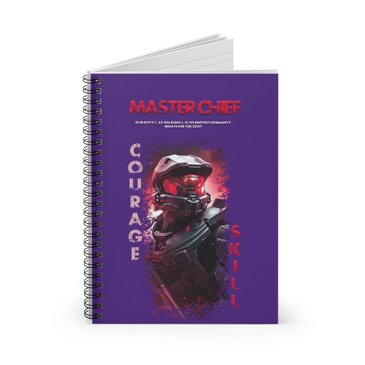 Spiral Notebook - Ruled Line - Master Purple