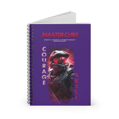 Spiral Notebook - Ruled Line - Master Purple
