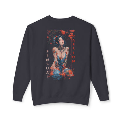 Unisex Lightweight Crewneck Sweatshirt - Women