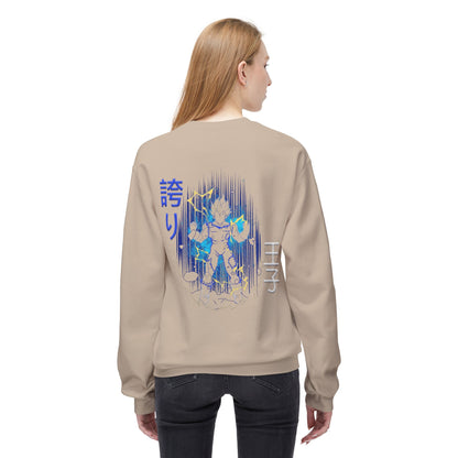 Unisex Midweight Softstyle Fleece Crewneck Sweatshirt - Vegeta