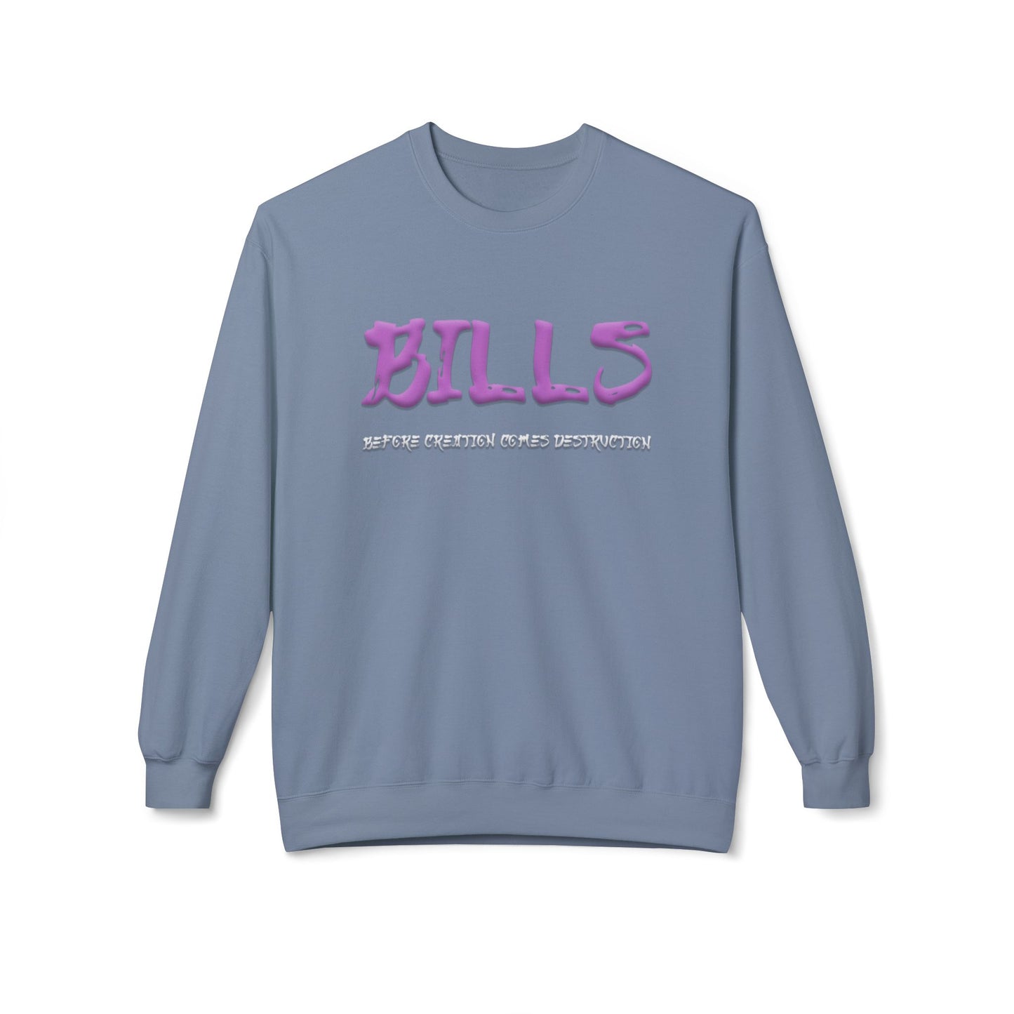 Unisex Midweight Softstyle Fleece Crewneck Sweatshirt - Bills