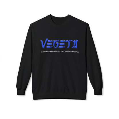Unisex Midweight Softstyle Fleece Crewneck Sweatshirt - Vegeta