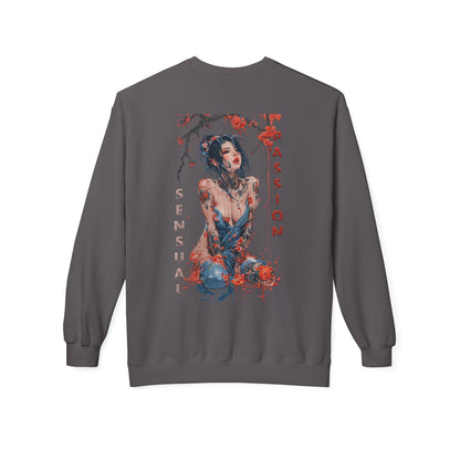 Unisex Midweight Softstyle Fleece Crewneck Sweatshirt - Women