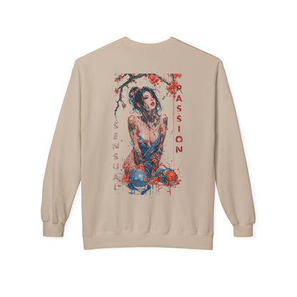 Unisex Midweight Softstyle Fleece Crewneck Sweatshirt - Women