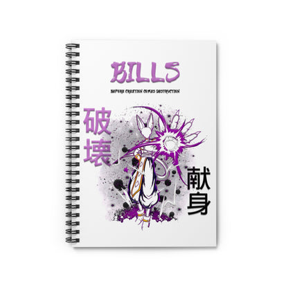Spiral Notebook - Ruled Line - Bills