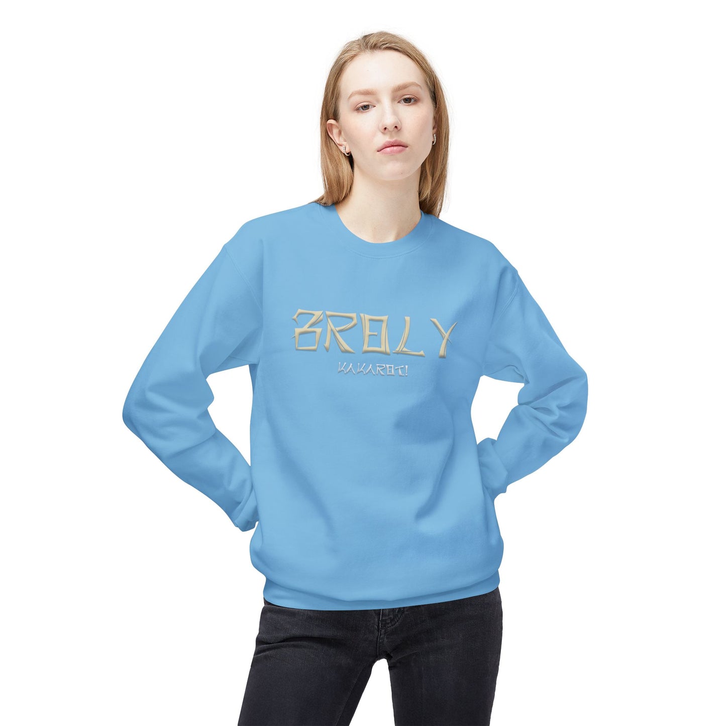 Unisex Midweight Softstyle Fleece Crewneck Sweatshirt - Broly