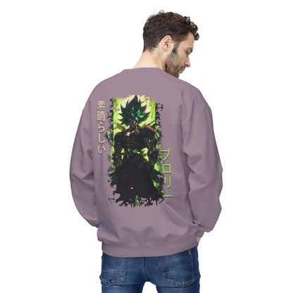 Unisex Midweight Softstyle Fleece Crewneck Sweatshirt - Broly