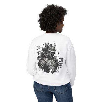 Unisex Lightweight Crewneck Sweatshirt - Samurai Jap