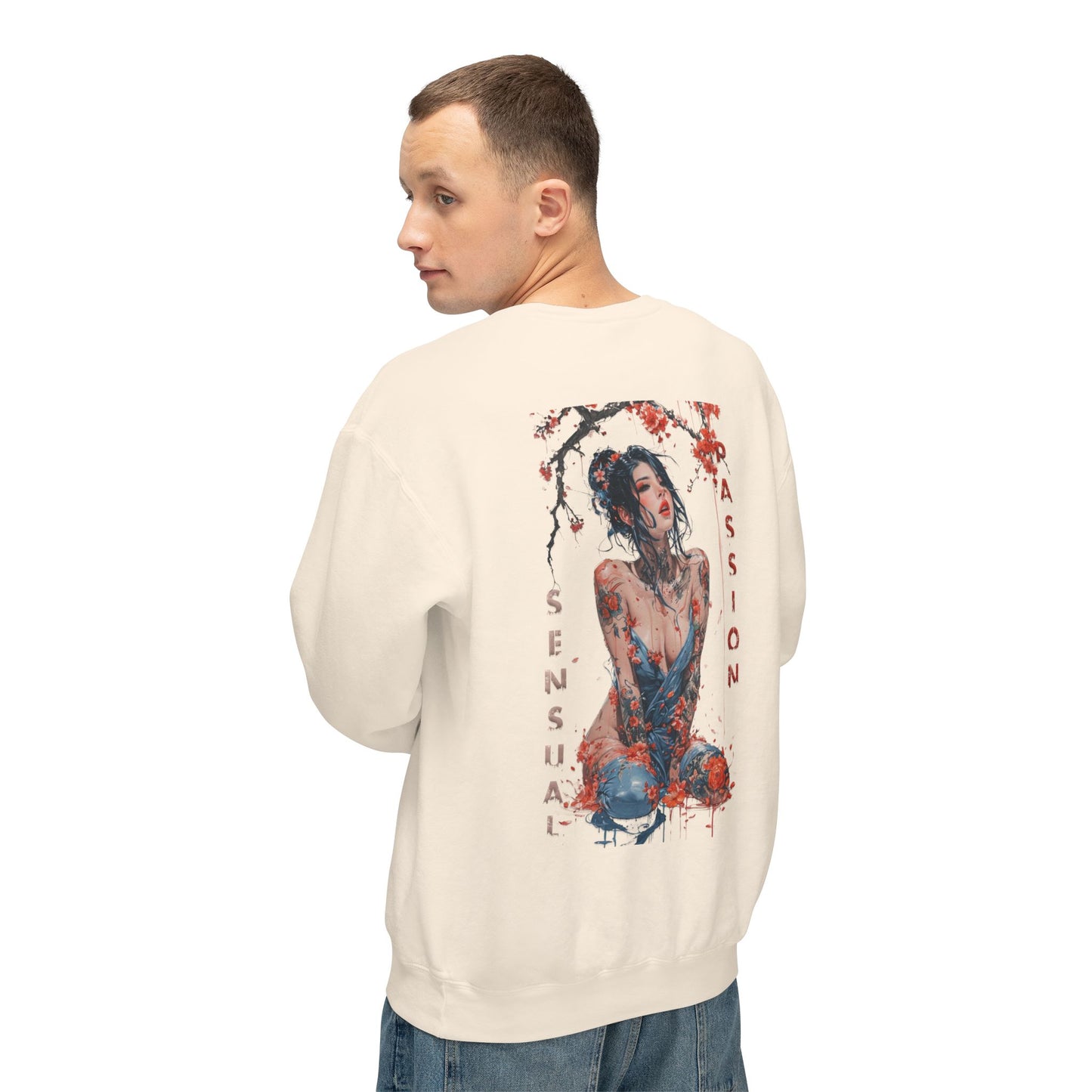 Unisex Lightweight Crewneck Sweatshirt - Women