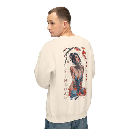 Unisex Lightweight Crewneck Sweatshirt - Women