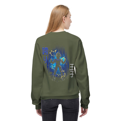 Unisex Midweight Softstyle Fleece Crewneck Sweatshirt - Vegeta