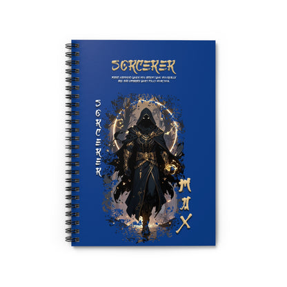 Spiral Notebook - Ruled Line - Sorcerer Blue