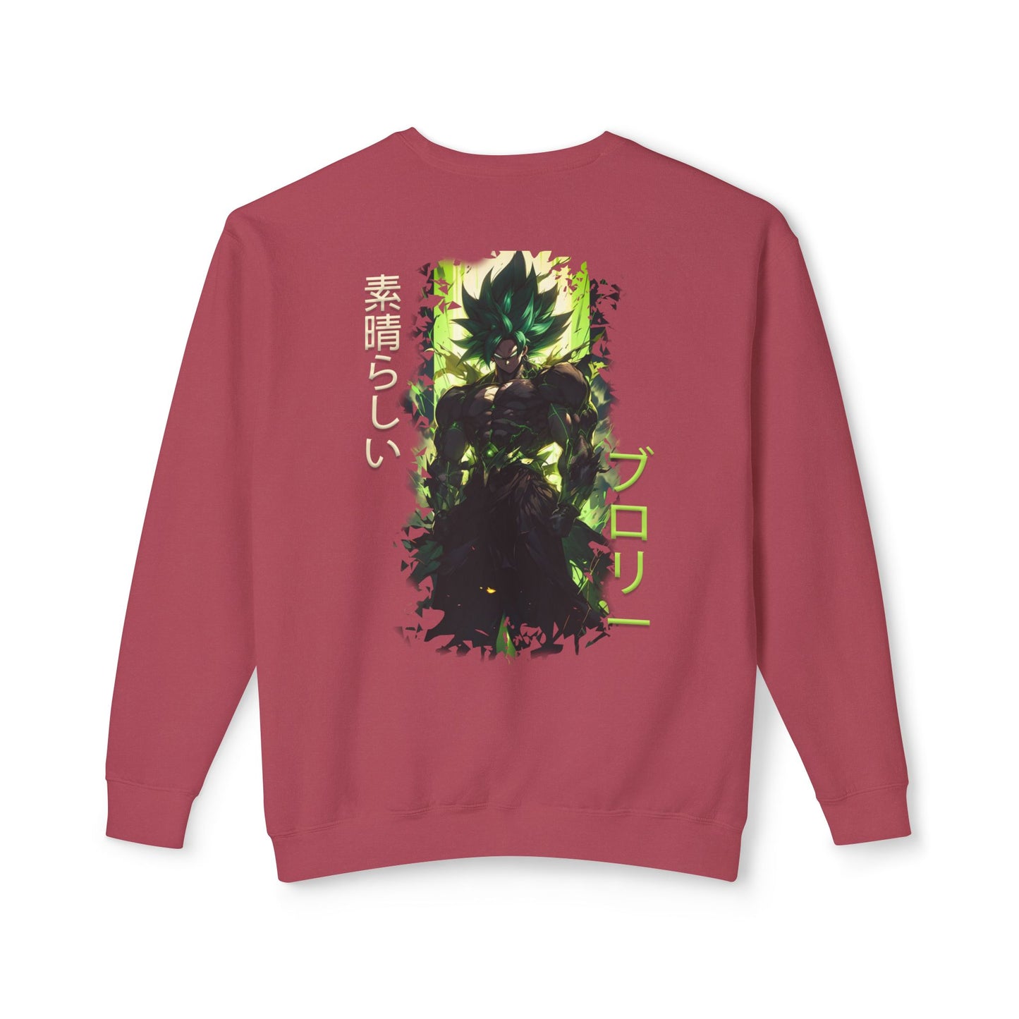 Unisex Lightweight Crewneck Sweatshirt - Broly