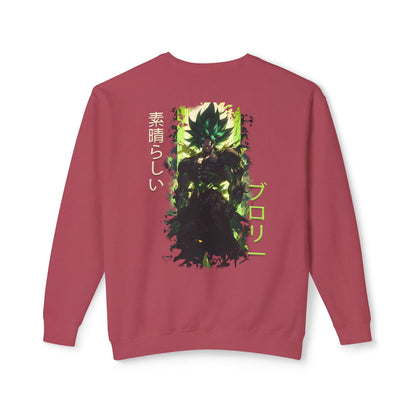 Unisex Lightweight Crewneck Sweatshirt - Broly