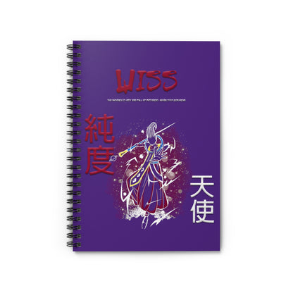Spiral Notebook - Ruled Line - Wiss Purple