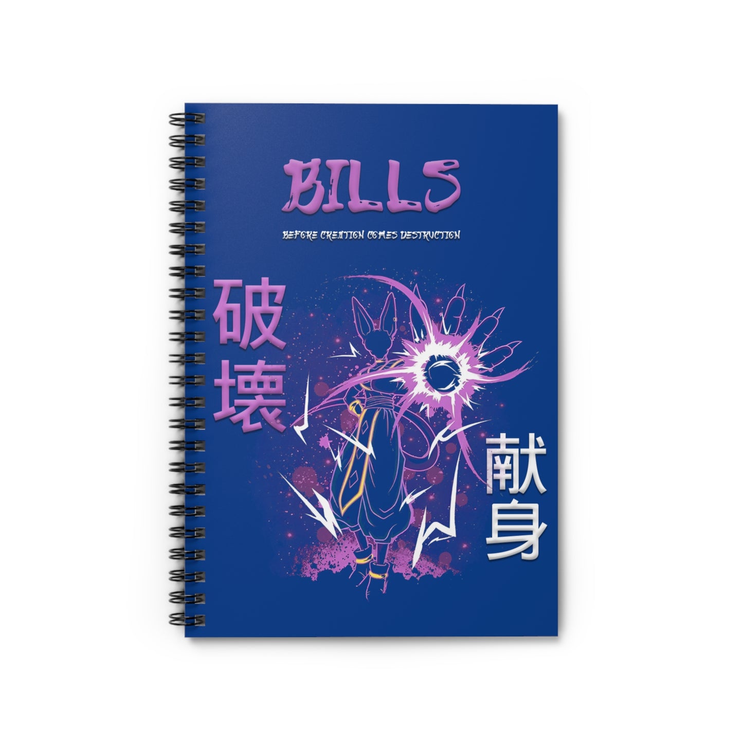 Spiral Notebook - Ruled Line - Bills Blue