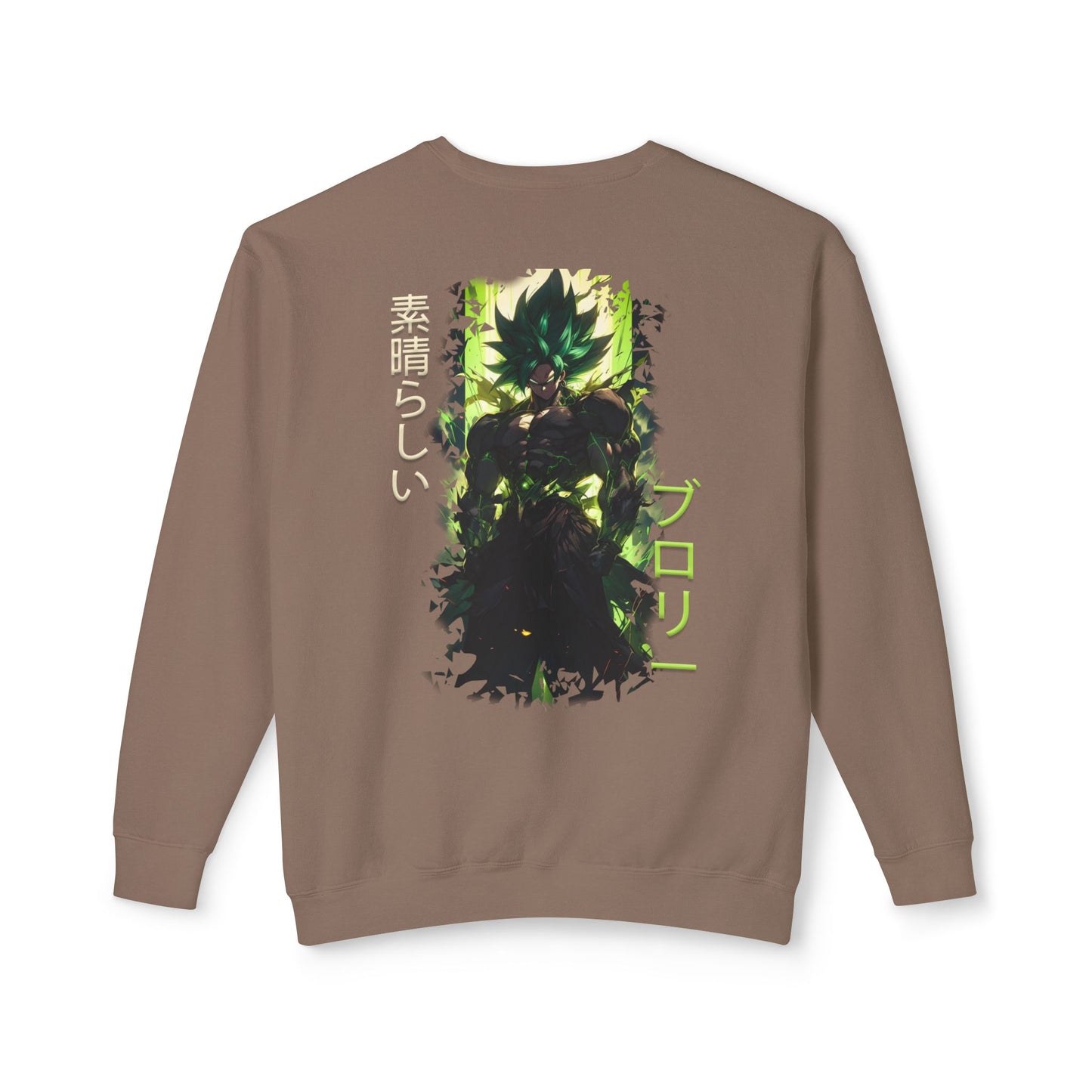 Unisex Lightweight Crewneck Sweatshirt - Broly
