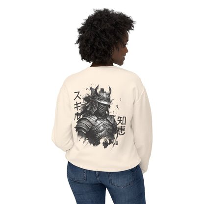 Unisex Lightweight Crewneck Sweatshirt - Samurai Jap