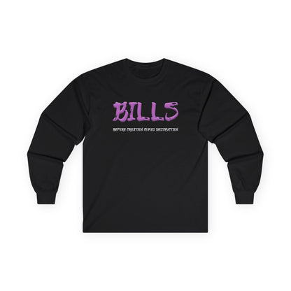 Unisex Ultra Cotton Long Sleeve Tee - Bills
