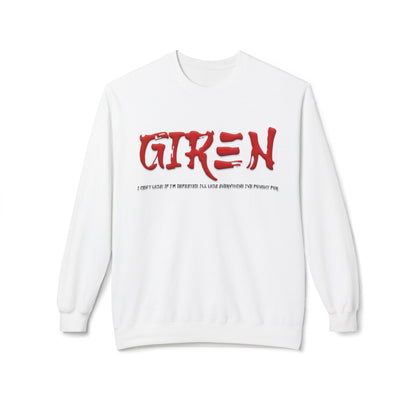 Unisex Midweight Softstyle Fleece Crewneck Sweatshirt - Giren