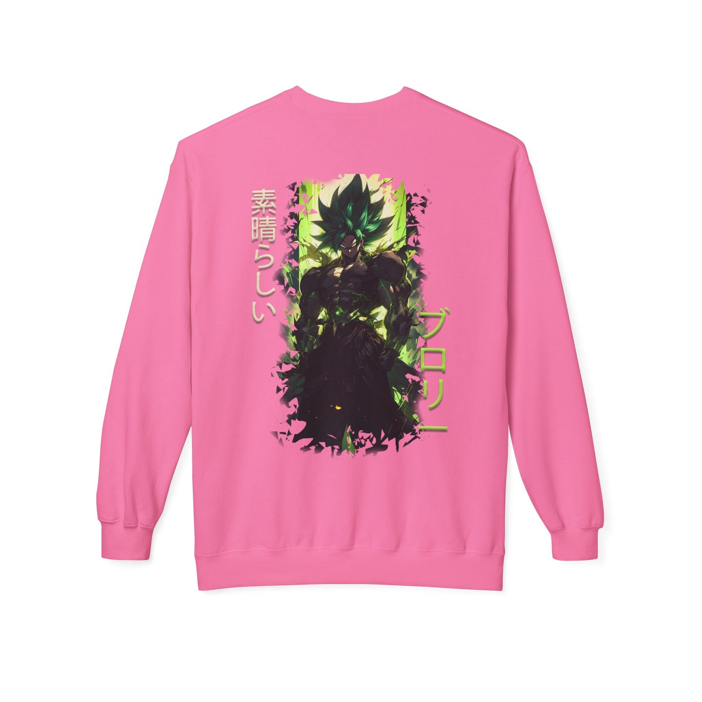 Unisex Midweight Softstyle Fleece Crewneck Sweatshirt - Broly