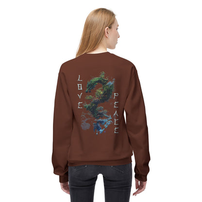 Unisex Midweight Softstyle Fleece Crewneck Sweatshirt - Dragon