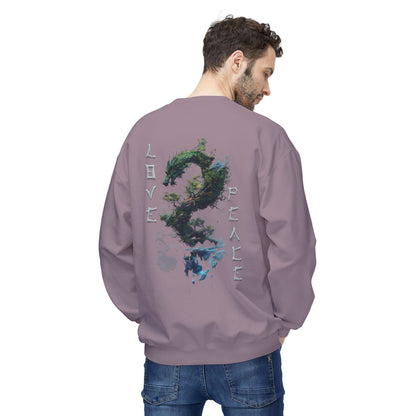 Unisex Midweight Softstyle Fleece Crewneck Sweatshirt - Dragon