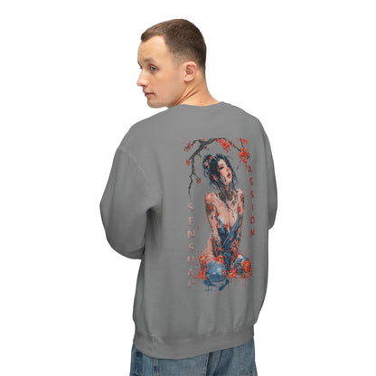 Unisex Lightweight Crewneck Sweatshirt - Women