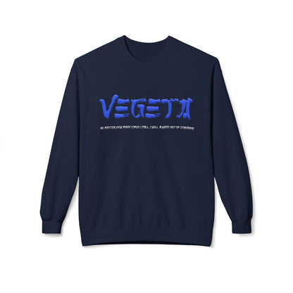 Unisex Midweight Softstyle Fleece Crewneck Sweatshirt - Vegeta