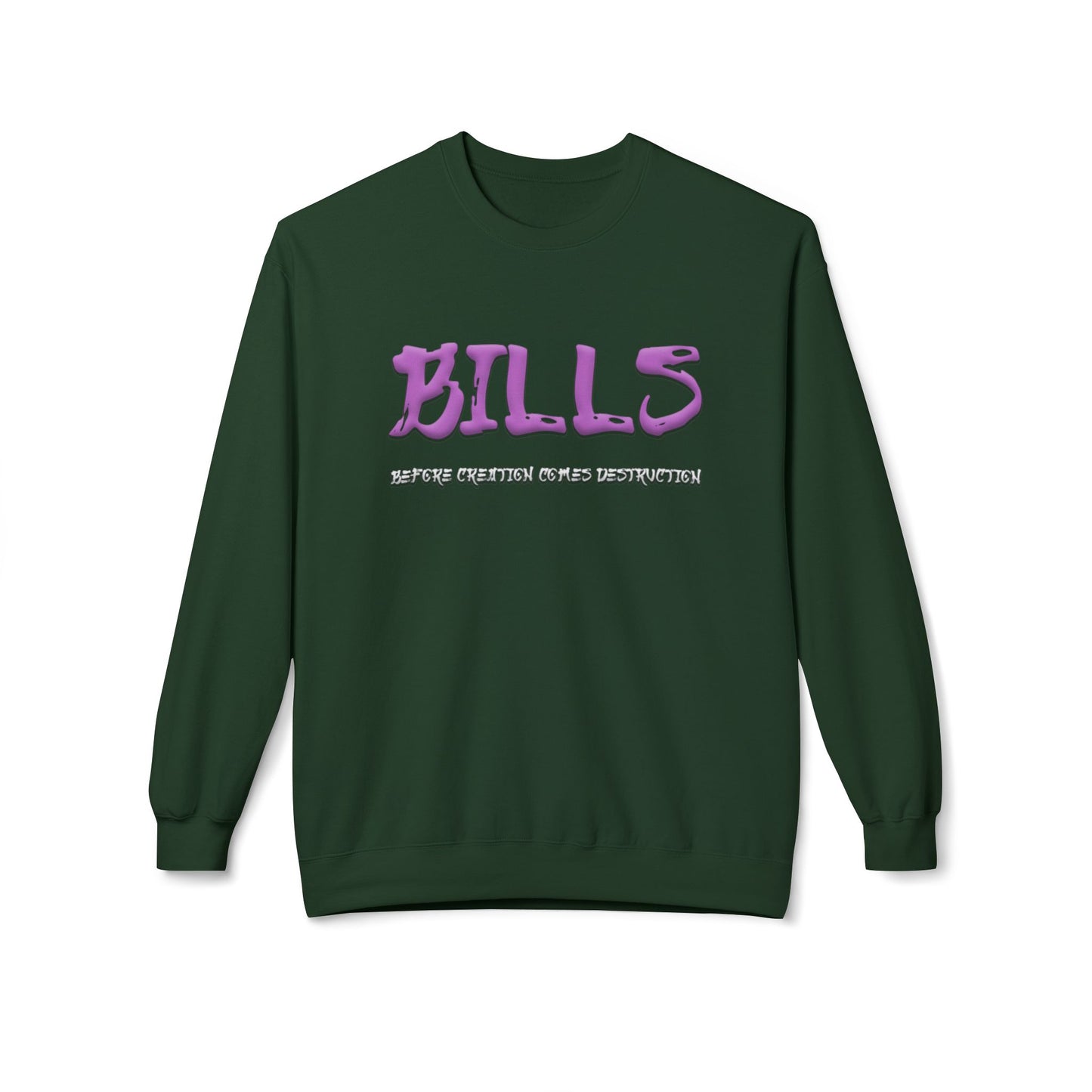 Unisex Midweight Softstyle Fleece Crewneck Sweatshirt - Bills