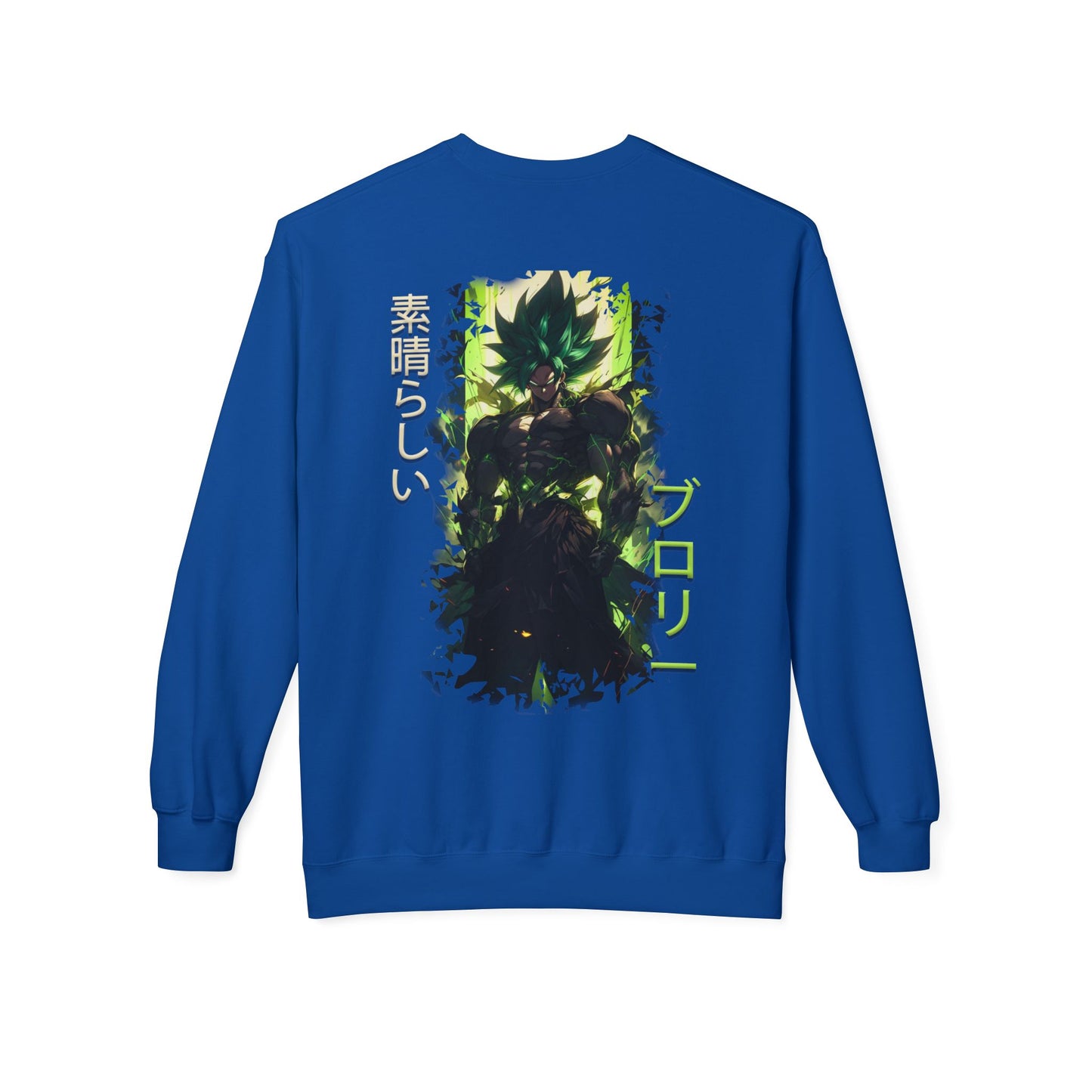 Unisex Midweight Softstyle Fleece Crewneck Sweatshirt - Broly