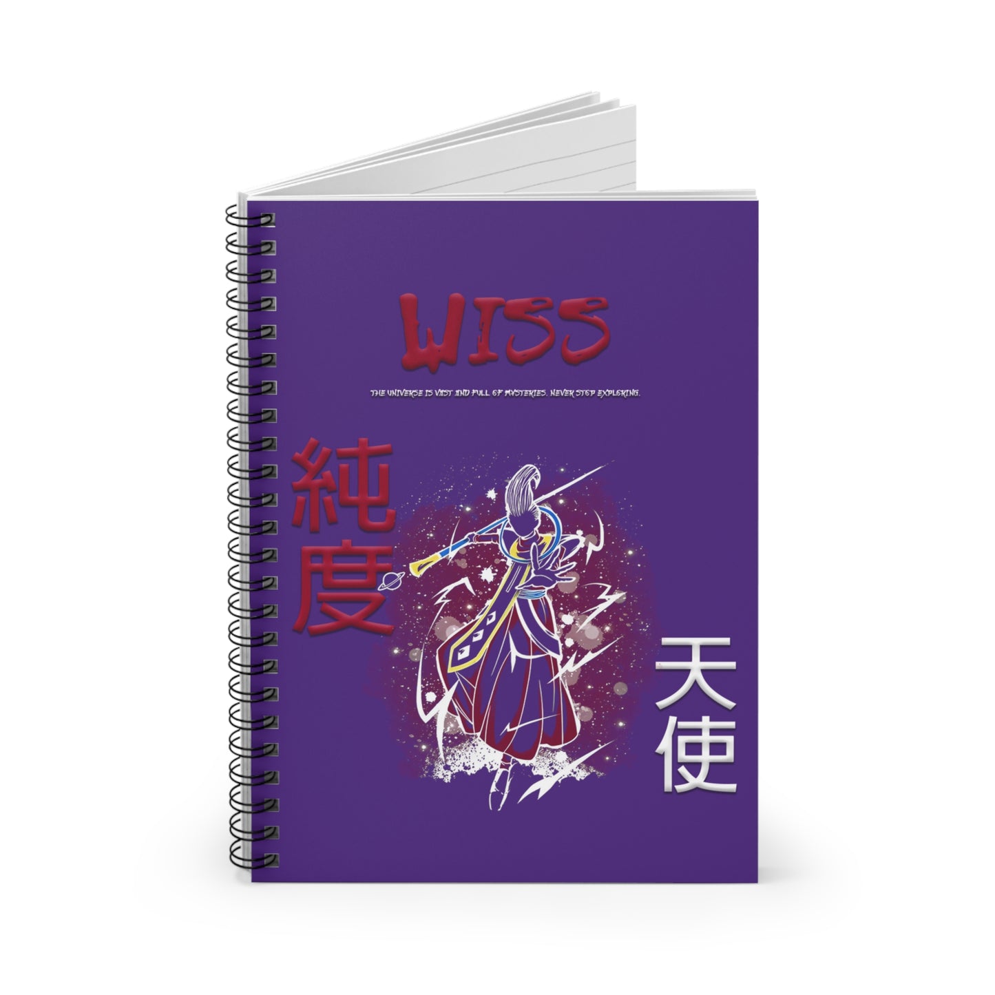 Spiral Notebook - Ruled Line - Wiss Purple