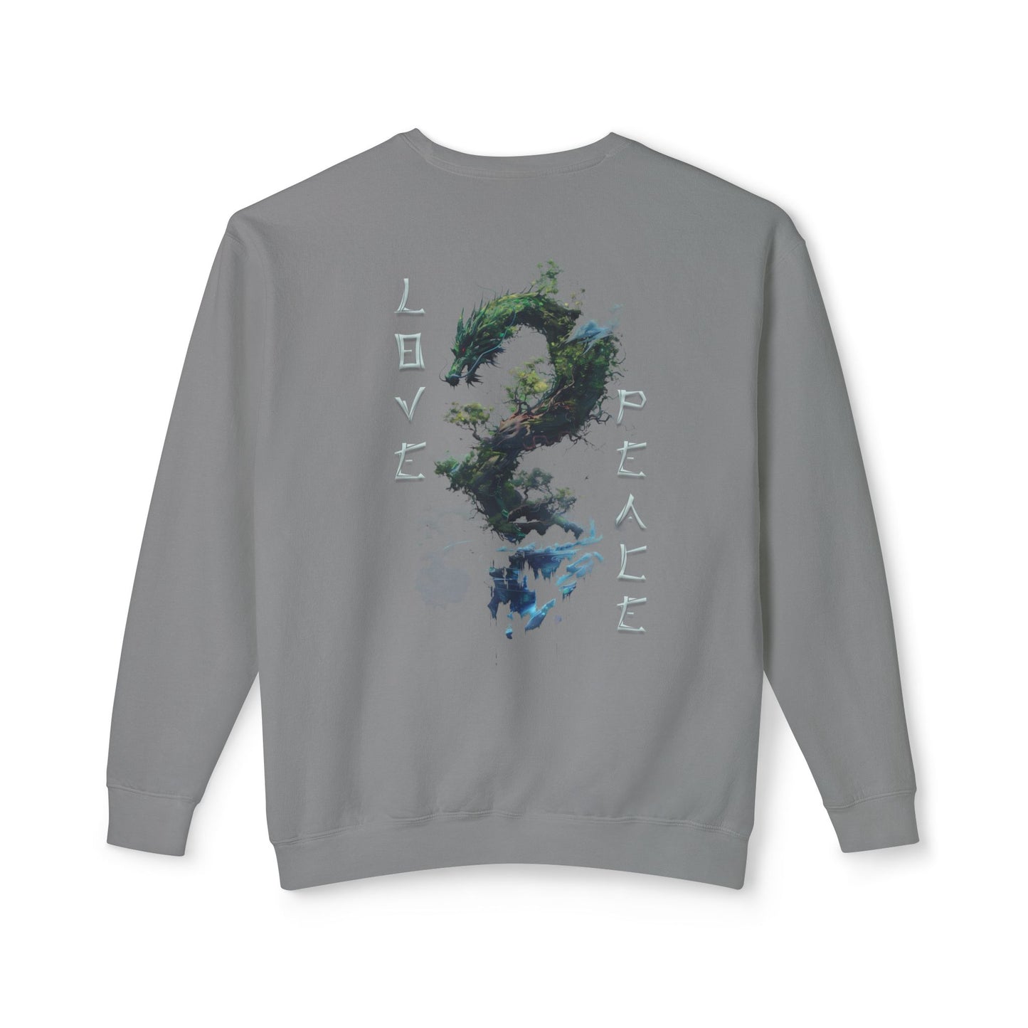Unisex Lightweight Crewneck Sweatshirt - Dragon