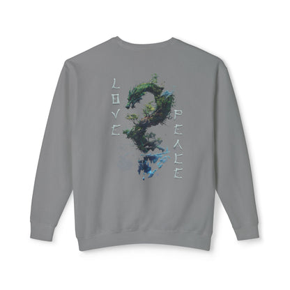 Unisex Lightweight Crewneck Sweatshirt - Dragon