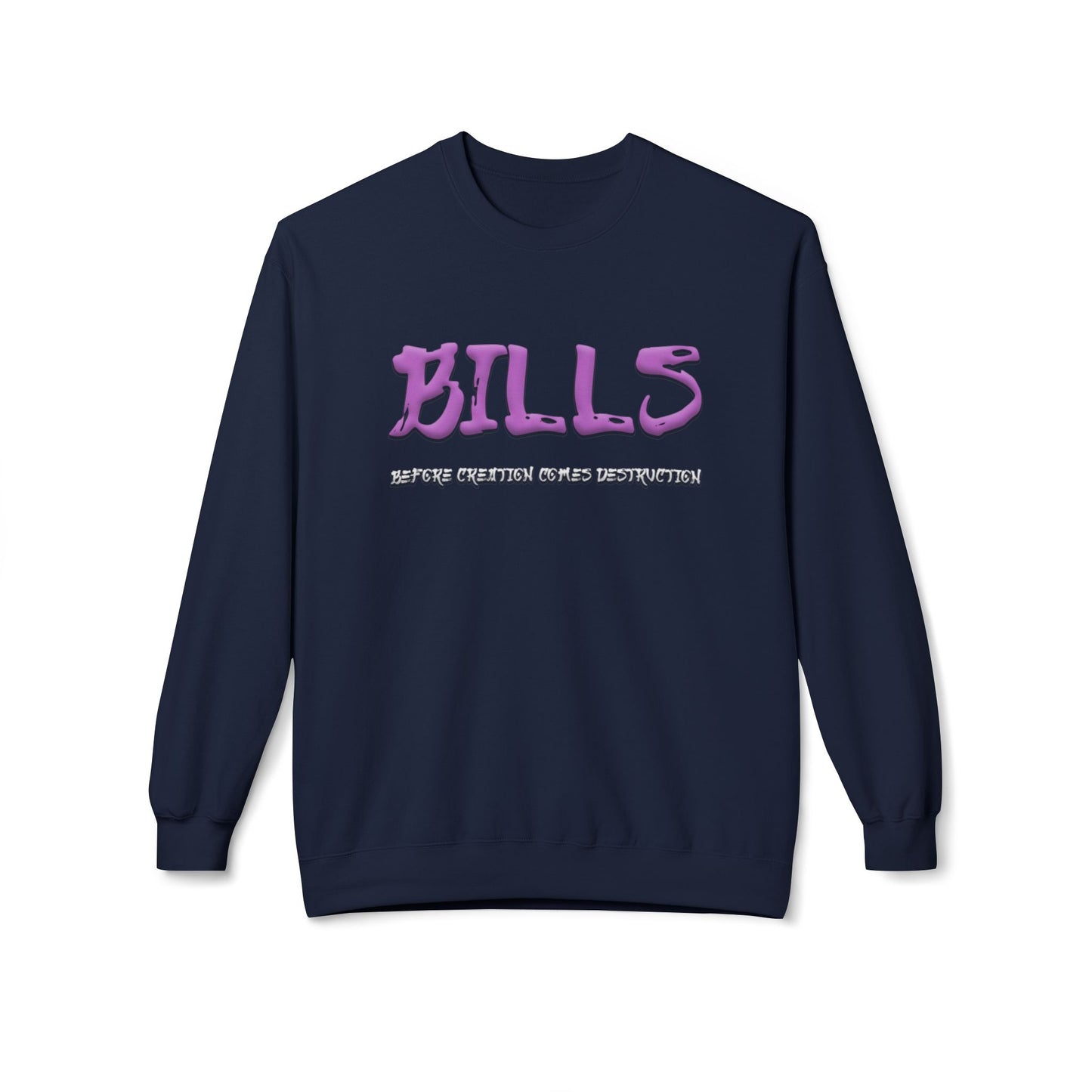 Unisex Midweight Softstyle Fleece Crewneck Sweatshirt - Bills
