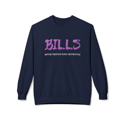 Unisex Midweight Softstyle Fleece Crewneck Sweatshirt - Bills