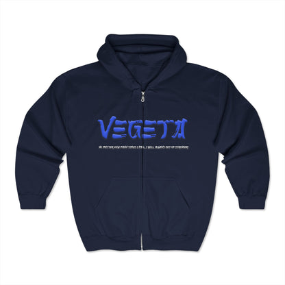 Unisex Heavy Blend™ Full Zip Hooded Sweatshirt - Vegeta
