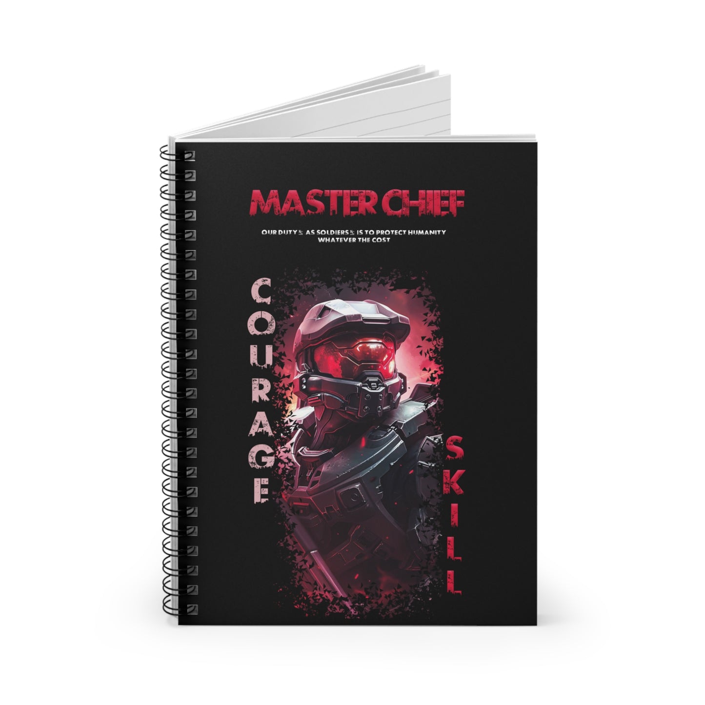 Spiral Notebook - Ruled Line - Master Black