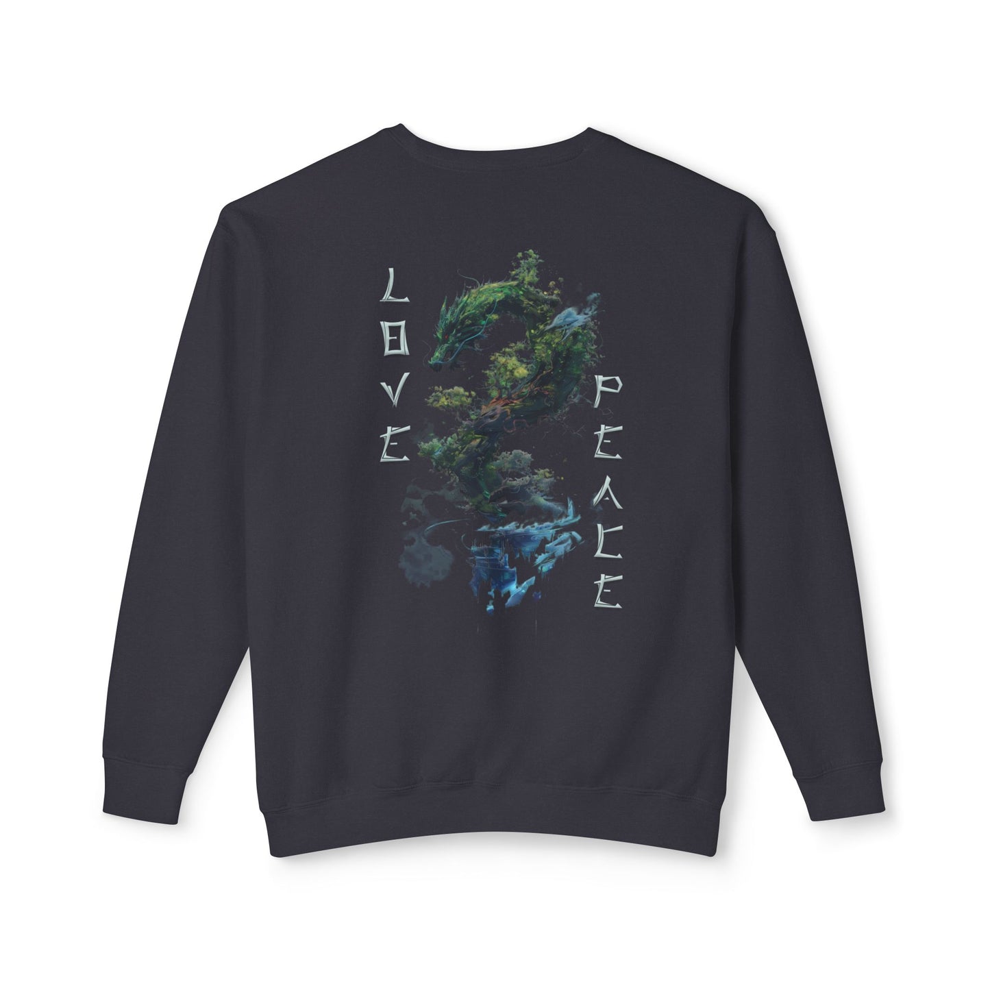 Unisex Lightweight Crewneck Sweatshirt - Dragon
